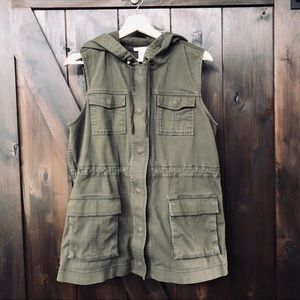 EUC Cinch Waist Utility Vest